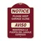 Signmission Please Keep Garage Closed Mantenga La Puerta Del Garaje Cerrado Alum Sign, 24" x 18", BU-1824-23289 A-DES-BU-1824-23289 - alternate 1
